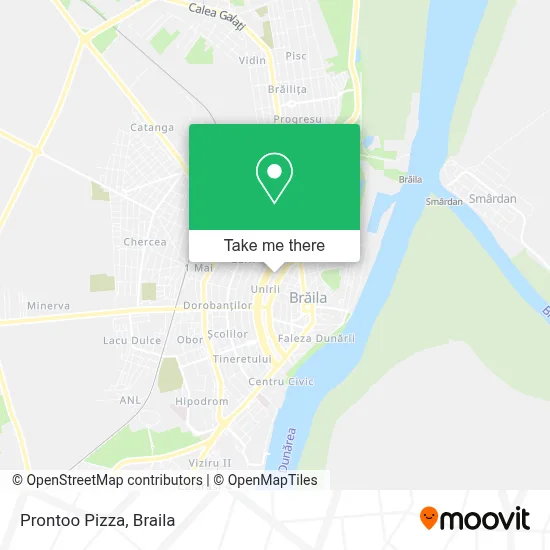 Prontoo Pizza map
