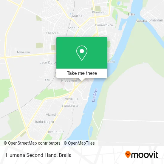 Humana Second Hand map