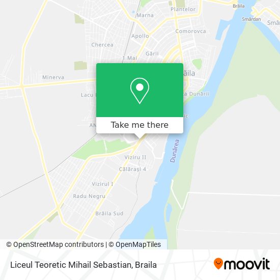 Liceul Teoretic Mihail Sebastian map