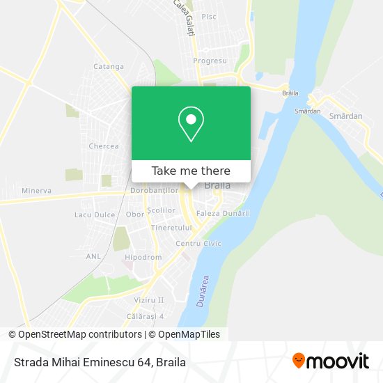 Strada Mihai Eminescu 64 map