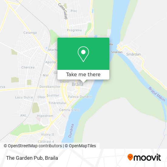 The Garden Pub map