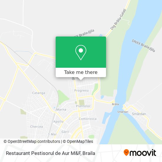 Restaurant Pestisorul de Aur M&F map