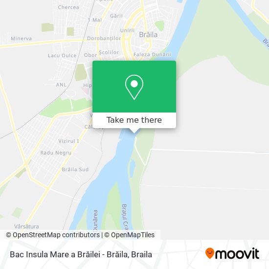Bac Insula Mare a Brăilei - Brăila map