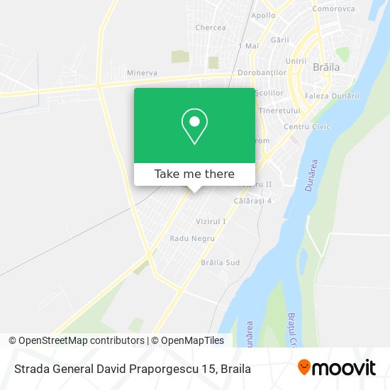Strada General David Praporgescu 15 map