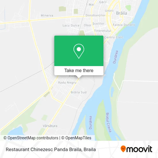 Restaurant Chinezesc Panda Braila map