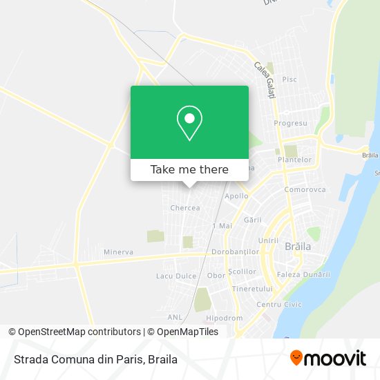 Strada Comuna din Paris map