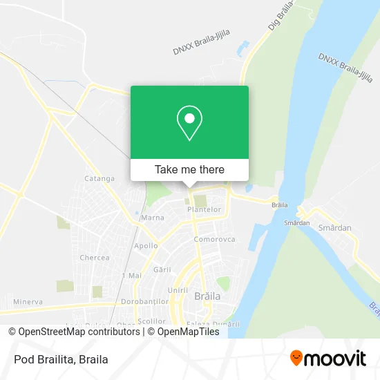 Pod Brailita map