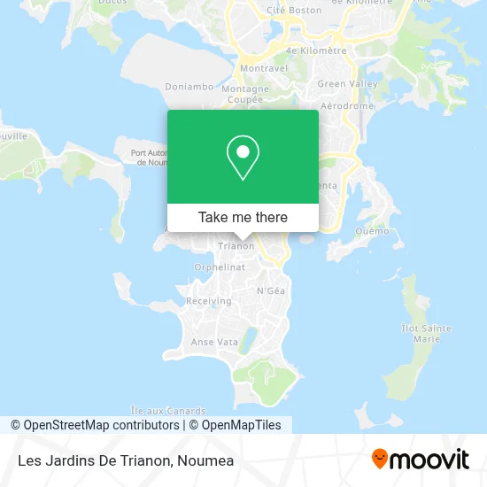 Les Jardins De Trianon map