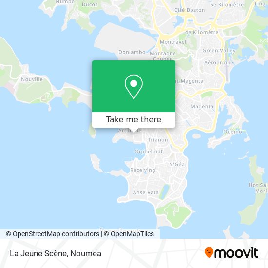 La Jeune Scène map