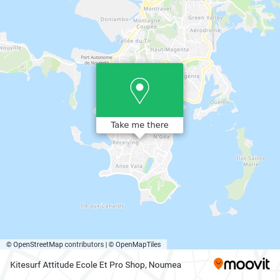Kitesurf Attitude Ecole Et Pro Shop map