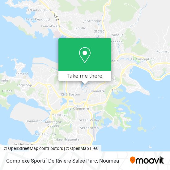 Complexe Sportif De Rivière Salée Parc map