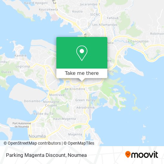 Parking Magenta Discount map