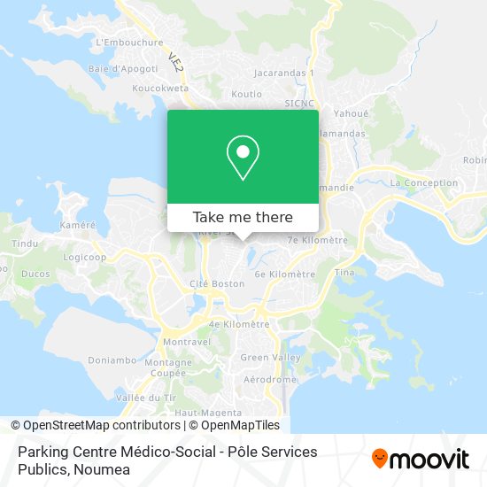 Parking Centre Médico-Social - Pôle Services Publics map