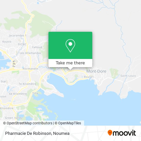 Pharmacie De Robinson map