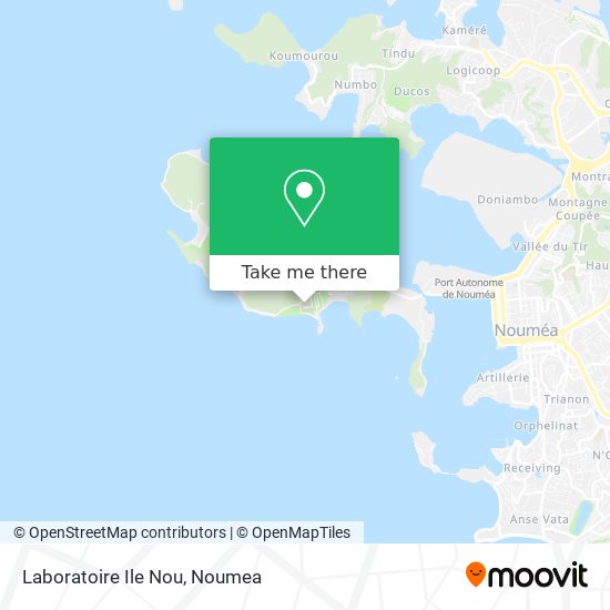 Laboratoire Ile Nou map