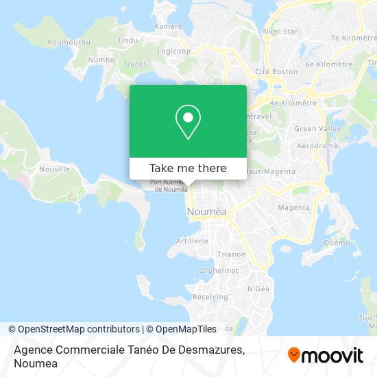 Agence Commerciale Tanéo De Desmazures map