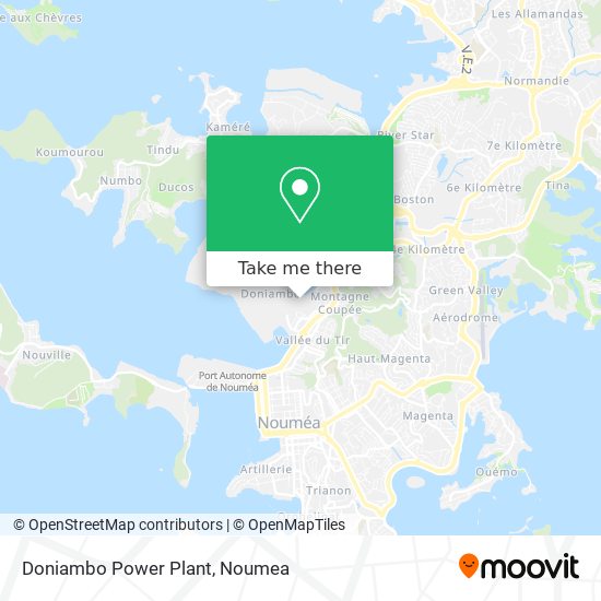 Doniambo Power Plant map
