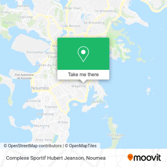 Complexe Sportif Hubert Jeanson map