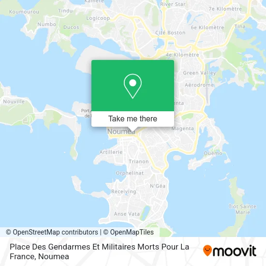 Place Des Gendarmes Et Militaires Morts Pour La France map