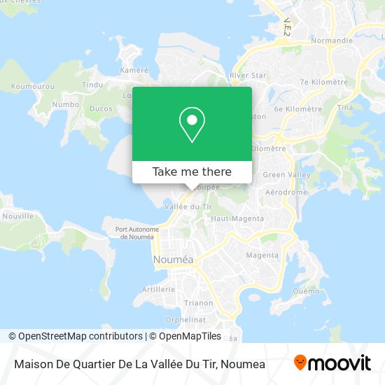 Maison De Quartier De La Vallée Du Tir map
