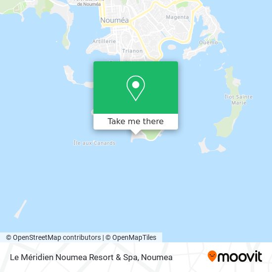Le Méridien Noumea Resort & Spa map