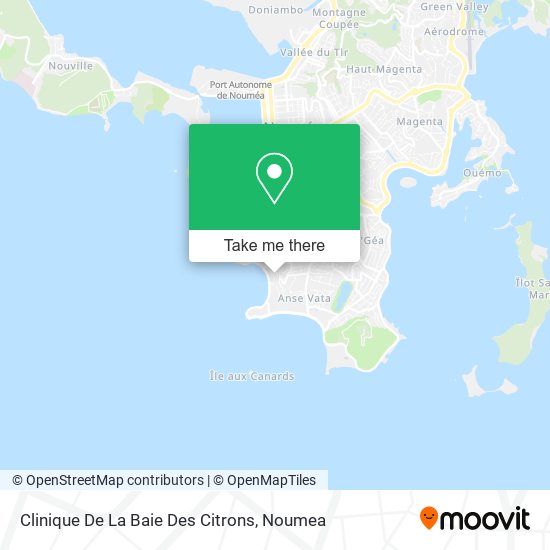 Clinique De La Baie Des Citrons map