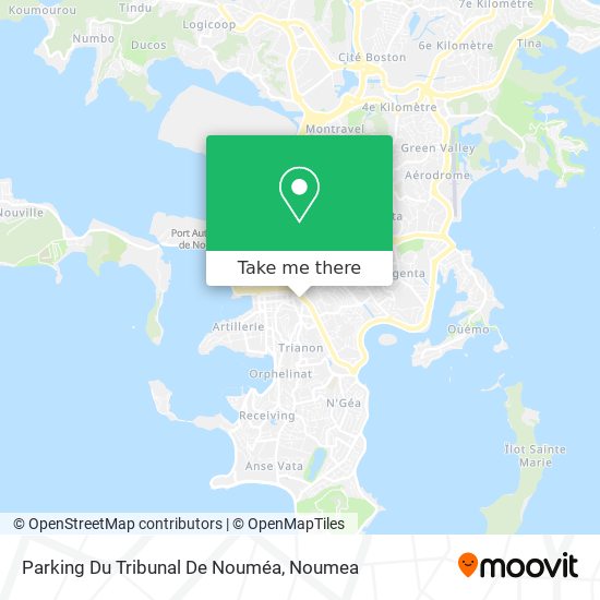 Parking Du Tribunal De Nouméa map