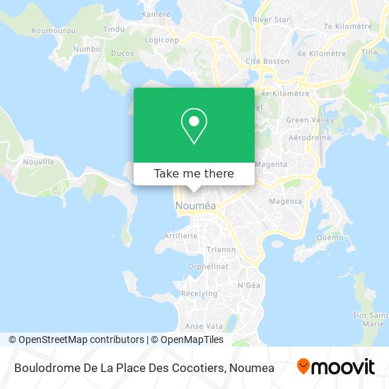 Boulodrome De La Place Des Cocotiers map