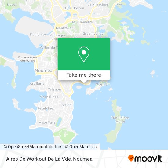 Aires De Workout De La Vde map