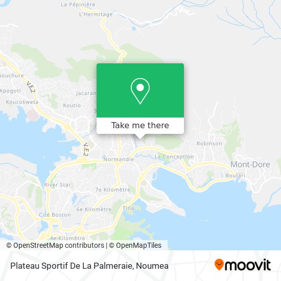 Plateau Sportif De La Palmeraie map