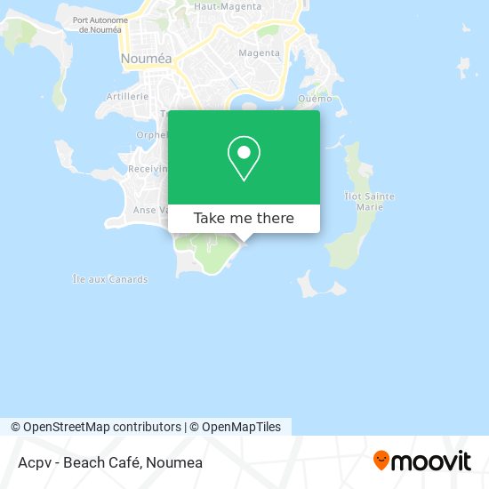 Acpv - Beach Café map