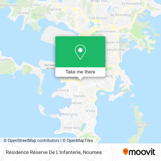 Résidence Réserve De L'Infanterie map