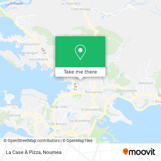 La Case À Pizza map