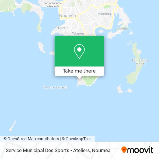 Service Municipal Des Sports - Ateliers map