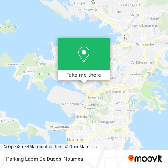Parking Labm De Ducos map