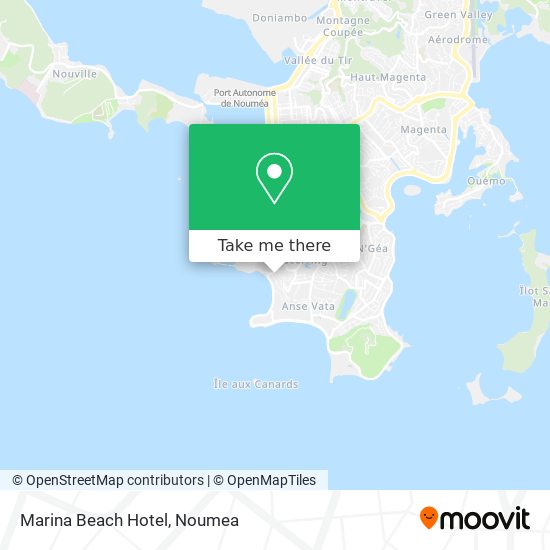 Marina Beach Hotel map