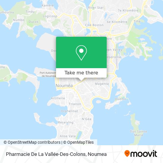 Pharmacie De La Vallée-Des-Colons map