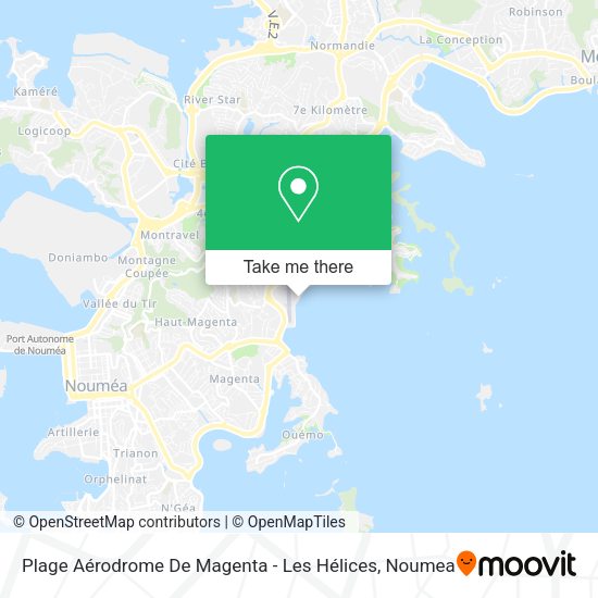 Plage Aérodrome De Magenta - Les Hélices map