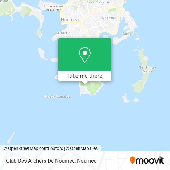 Club Des Archers De Nouméa map