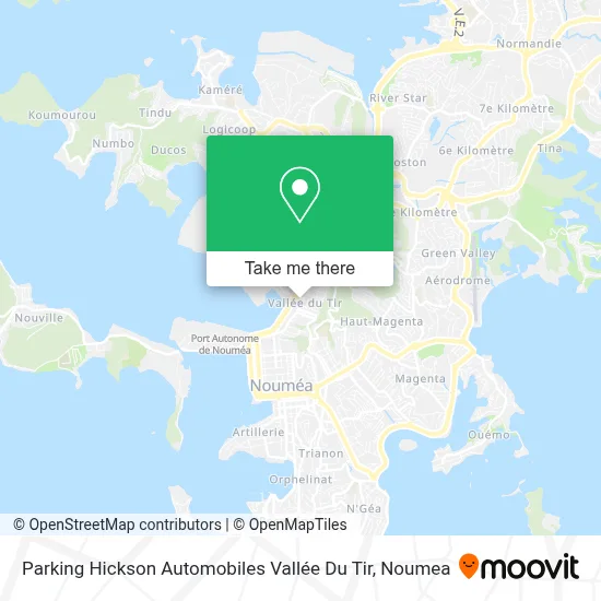 Parking Hickson Automobiles Vallée Du Tir map