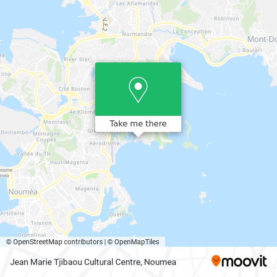 Jean Marie Tjibaou Cultural Centre map