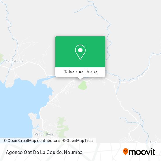 Agence Opt De La Coulée map