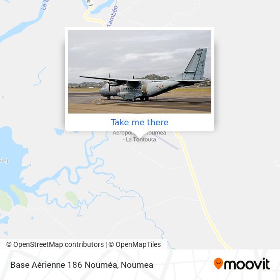 Base Aérienne 186 Nouméa map
