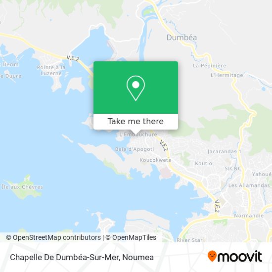 Chapelle De Dumbéa-Sur-Mer map