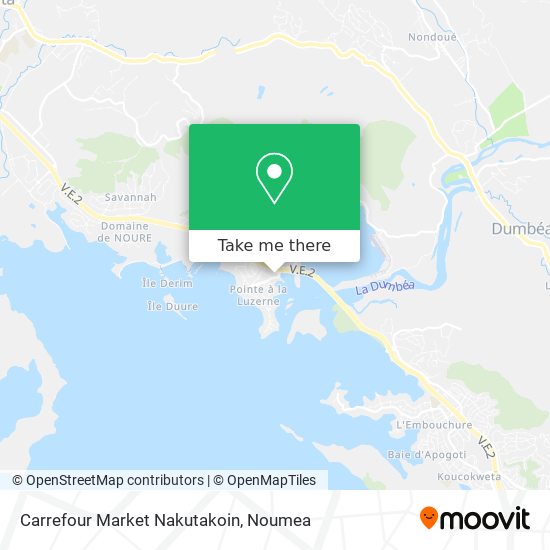 Carrefour Market Nakutakoin map