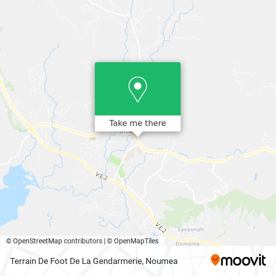 Terrain De Foot De La Gendarmerie map