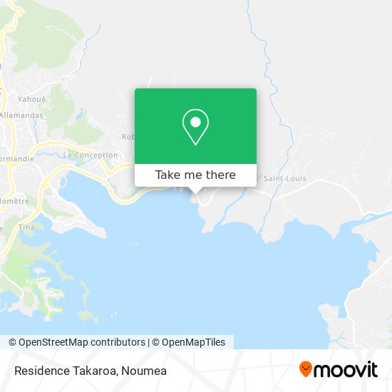 Residence Takaroa map