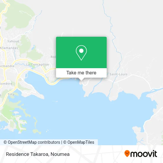 Residence Takaroa map