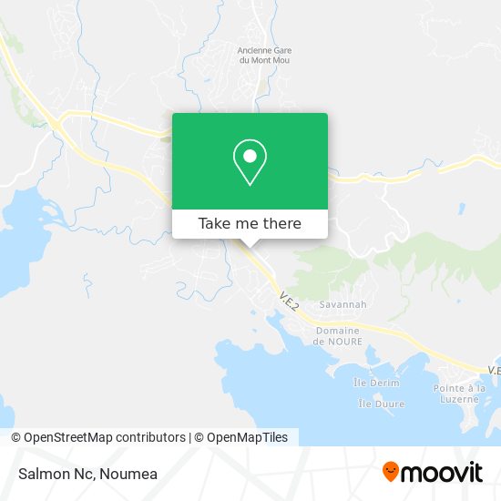 Salmon Nc map