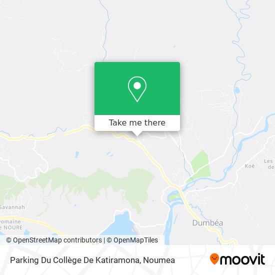 Parking Du Collège De Katiramona map